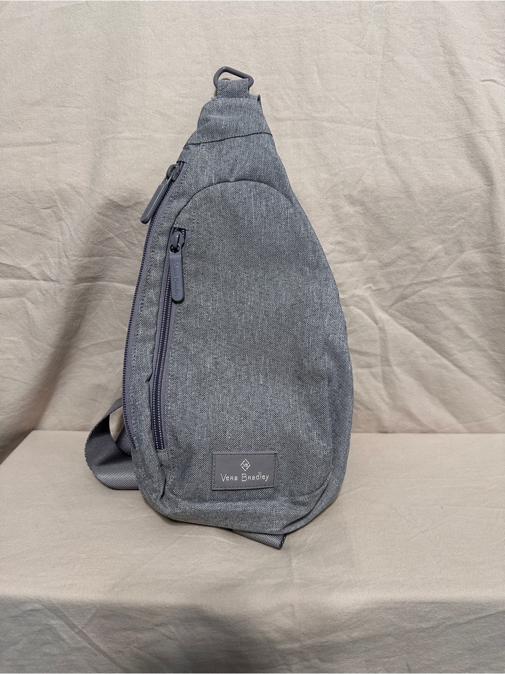 Vera Bradley Gray Sling Bag - Compact Crossbody